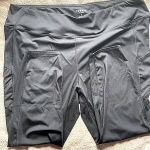 Torrid 5 Black active pants